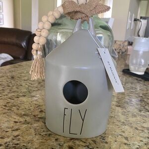 Rae Dunn Gray Birdhouse